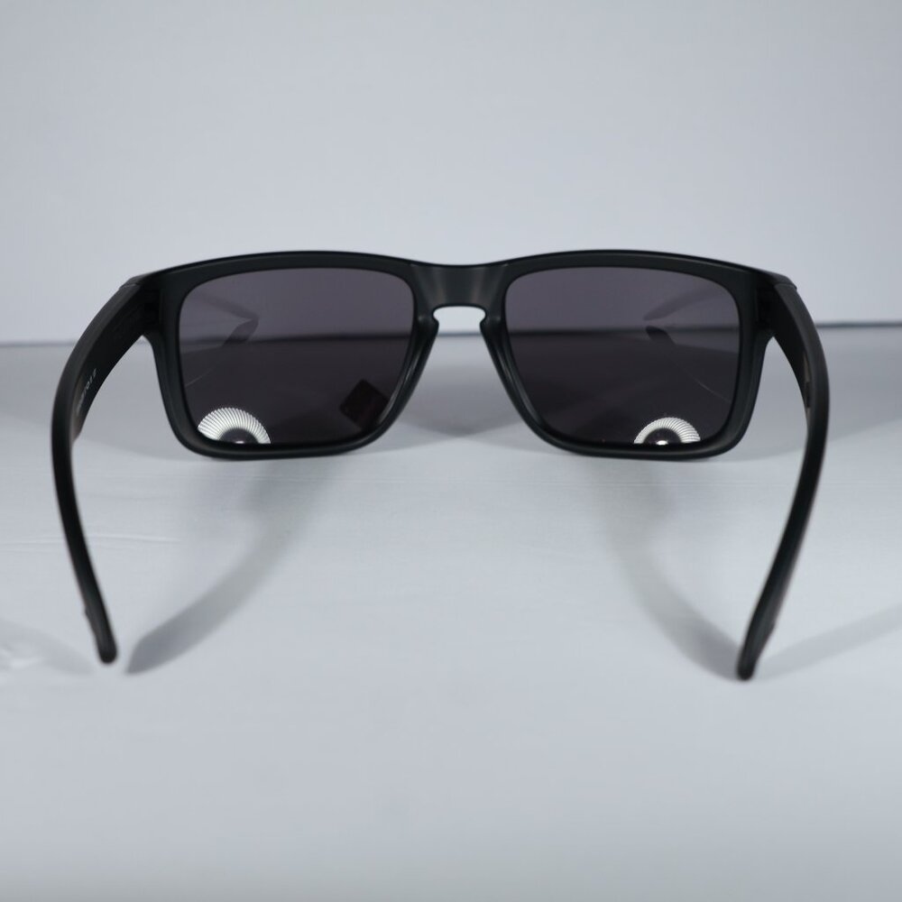 Oakley Holbrook Matte Black Prizm Grey Sunglasses+Red FiRE LEnses Polarized Reva - Picture 6 of 13